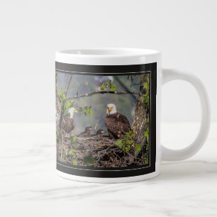 Bald Eagle Family Portrait Jumbo-Tasse