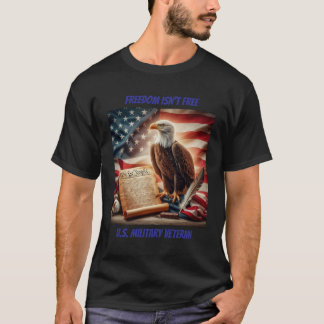 Bald Eagle, Flag der Staaten und Verfassung T-Shirt