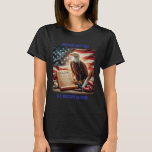 Bald Eagle, Flag der Staaten und Verfassung T-Shirt