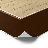 BALD EAGLE & FLAG Patriotisches Poster mit Zitat (Ecke)