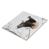 Bald Eagle Fliese (Seite)