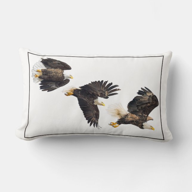 Bald Eagle Flight Lendenkissen (Vorderseite)
