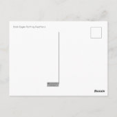 Bald Eagle Fluffing Feathers Postcard Postkarte (Rückseite)