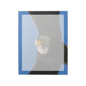 Bald Eagle Flyby Up Close Notizblock (Rotiert)