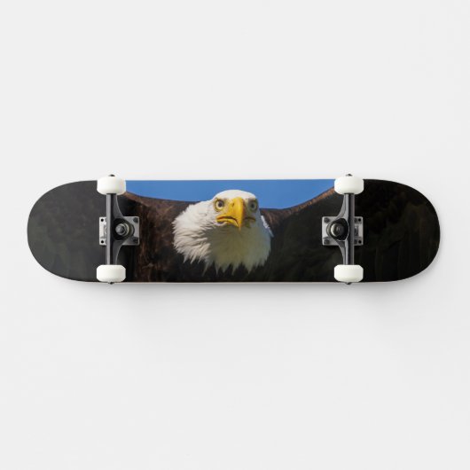 Bald Eagle Flyby Up Close Skateboard (Horizontal)