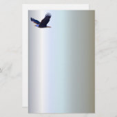 Bald Eagle Flying Briefpapier (Vorne/Hinten)