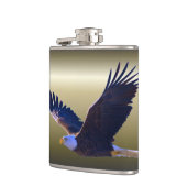 Bald Eagle Flying Flachmann (Links)