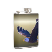Bald Eagle Flying Flachmann (Rechts)