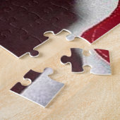 Bald Eagle flying in front and looking Puzzle (Seite)