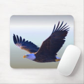 Bald Eagle Flying Mousepad (Mit Mouse)