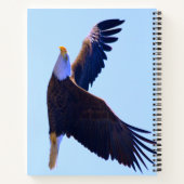 Bald Eagle Flying Notizblock (Rückseite)