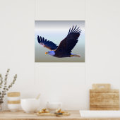 Bald Eagle Flying Poster (Küche)