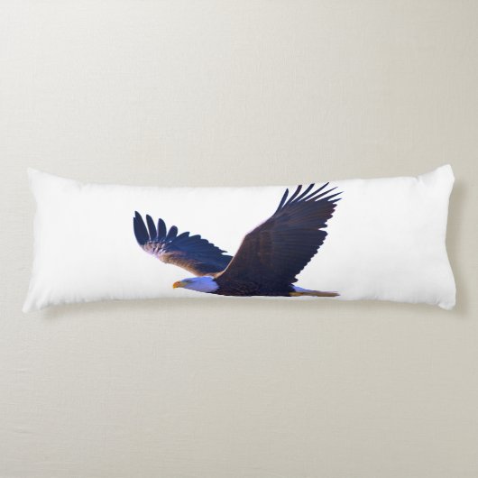 Bald Eagle Flying Seitenschläferkissen (Vorderseite)