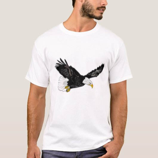 Bald Eagle Flying T - Shirt (Vorderseite)