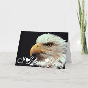 Bald Eagle Foto-Bild I Liebe Sie Karte