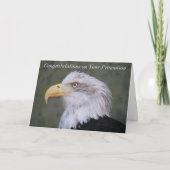 Bald Eagle Foto Werbeaktion Herzlichen Glückwunsch Karte (Vorderseite)