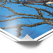 Bald Eagle Fotodruck (Ecke)