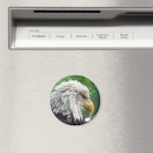 Bald Eagle Fotografie Magnet (In Situ (Geschirrspüler))