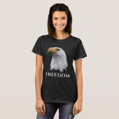 Bald Eagle Freedom anpassbar T-Shirt (Vorne ganz)