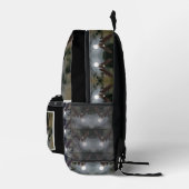 Bald Eagle Full Moon Fantasie Personalisiert Bedruckter Rucksack (Rechts)