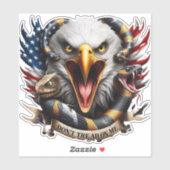 Bald Eagle Gadsden Snake Combo2 Aufkleber (Blatt)