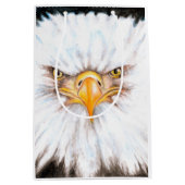 Bald Eagle Gaze Mittlere Geschenktüte (Vorderseite)