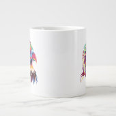 Bald Eagle Geometric Prismatic Design-80590 Jumbo-Tasse (Vorderseite)