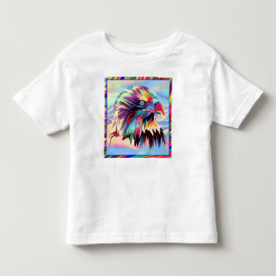 Bald Eagle Geometric Prismatic Design-80590 Kleinkind T-shirt