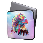 Bald Eagle Geometric Prismatic Design-80590 Laptopschutzhülle (Vorderseite Links)