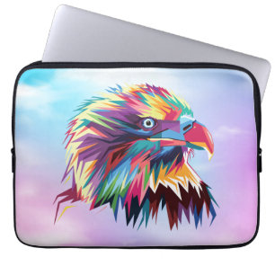 Bald Eagle Geometric Prismatic Design-80590 Laptopschutzhülle