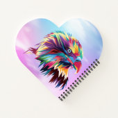 Bald Eagle Geometric Prismatic Design-80590 Notizblock (Rückseite)