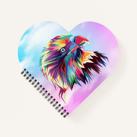 Bald Eagle Geometric Prismatic Design-80590 Notizblock (Vorderseite)