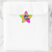 Bald Eagle Geometric Prismatic Design-80590 Stern-Aufkleber (Tasche)