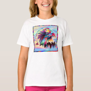Bald Eagle Geometric Prismatic Design-80590 T-Shirt