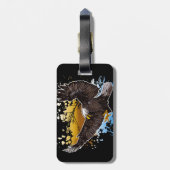 Bald Eagle Gepäckanhänger (Rückseite vertikal)