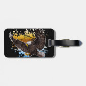Bald Eagle Gepäckanhänger (Rückseite horizontal)