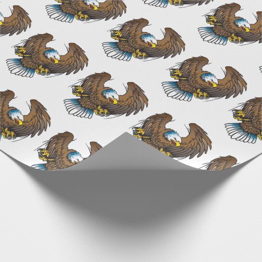 Bald Eagle Geschenkpapier (Ecke)