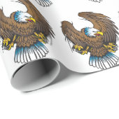Bald Eagle Geschenkpapier (Rolleneckpunkt)