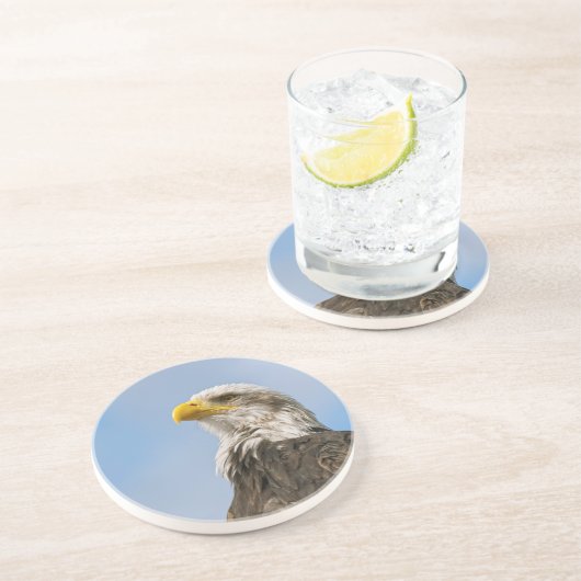Bald Eagle Getränkeuntersetzer (Seite)
