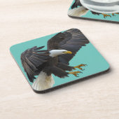 Bald eagle getränkeuntersetzer (Linke Seite)