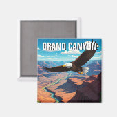 Bald Eagle Grand Canyon Nationalpark Magnet (Vorderseite/Rückseite)