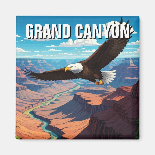 Bald Eagle Grand Canyon Nationalpark Magnet (Vorne)