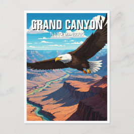 Bald Eagle Grand Canyon Nationalpark Postkarte