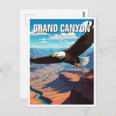 Bald Eagle Grand Canyon Nationalpark Postkarte (Vorne/Hinten)