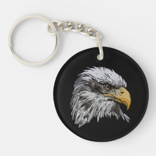 Bald Eagle Graphic American National Symbol Animal Schlüsselanhänger