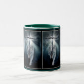Bald Eagle & Gray Wolf Tasse (Mittel)