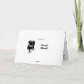 Bald Eagle Greeting Card Karte (Rückseite)