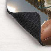 Bald Eagle Gripping a Football In a Stadium Mousepad (Ecke)
