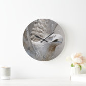 Bald Eagle Große Wanduhr (Zuhause)