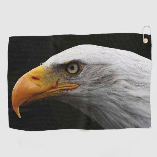 Bald Eagle gta Golfhandtuch (Horizontal)